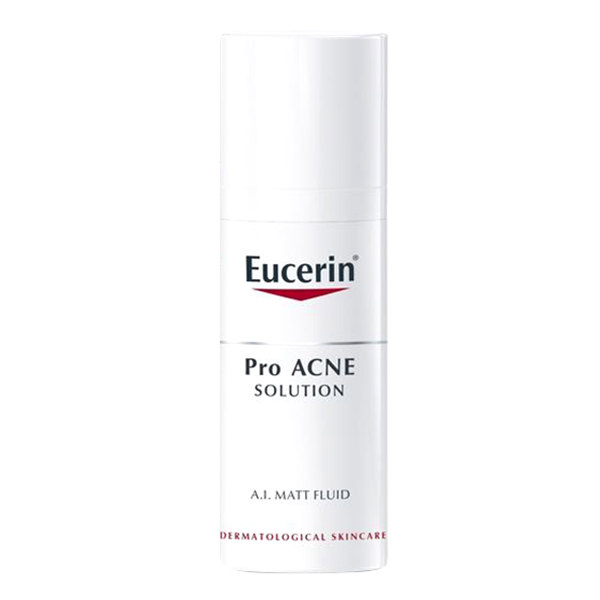 Bộ Gel Rửa Mặt Cho Da Dầu Mụn Eucerin ProAcne Solution Cleansing Gel (200ml) Và Kem Giúp Kiểm Soát Dầu Giảm Mụn Eucerin ProAcne Solution Mattifying Fluid (50ml)