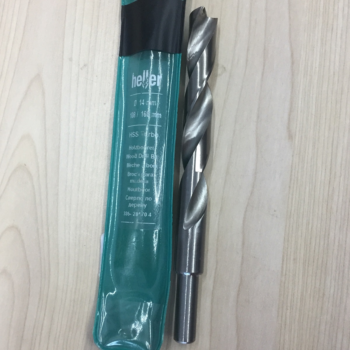 Mũi khoan gỗ Heller HSS Turbo 14mm x 108/160mm 285704