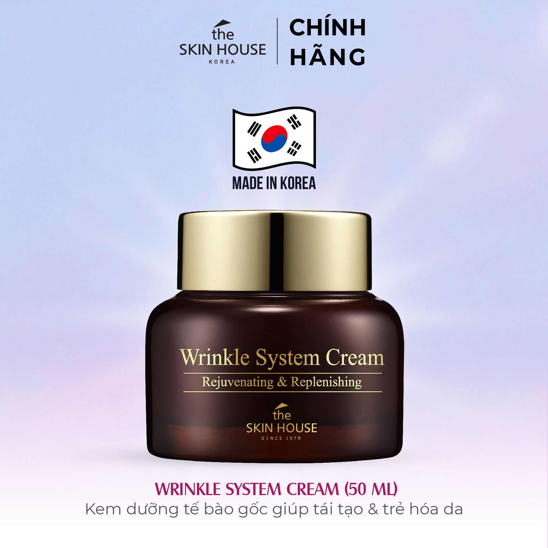 T31 Kem dưỡng tế bào gốc giúp tái tạo & trẻ hóa da - WRINKLE SYSTEM CREAM 50ml