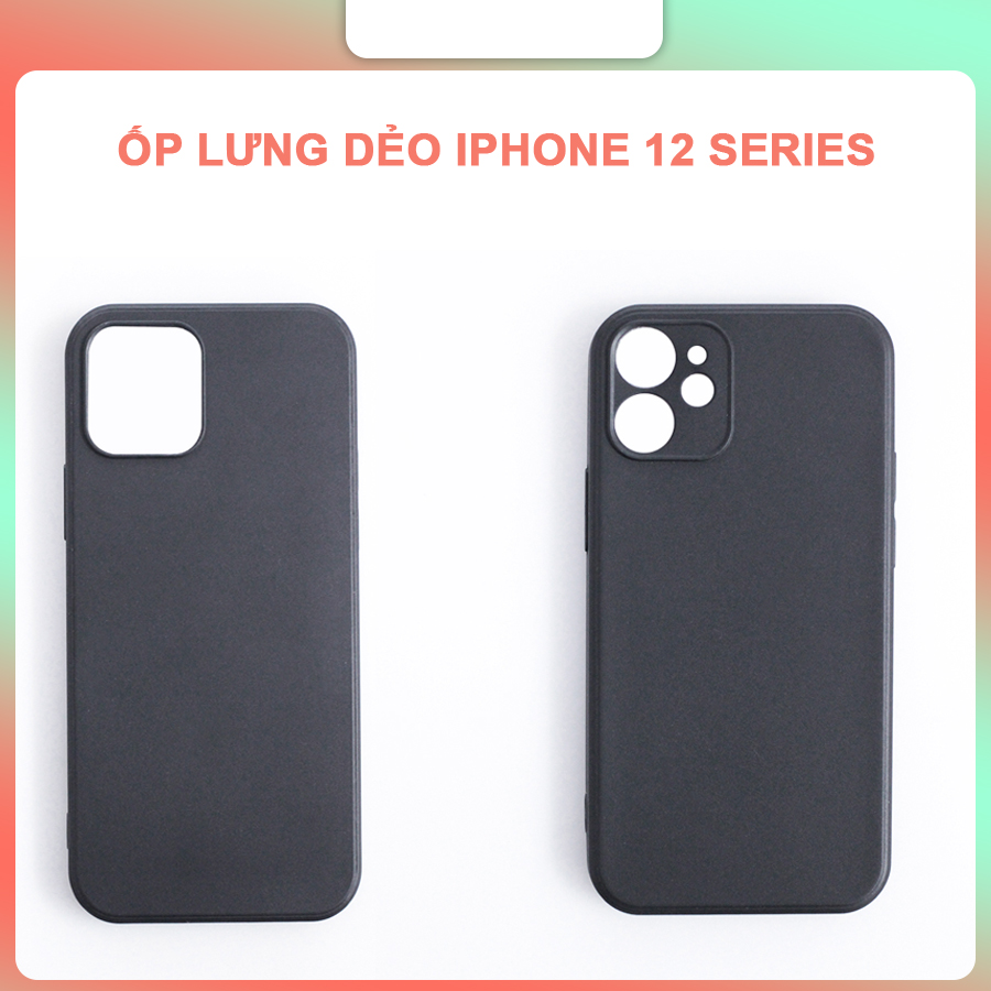 Ốp Lưng TPU Dẻo Màu Dành Cho iPhone 12, 12 Mini, 12 Pro, 12 Pro Max- Hàng Chính Hãng