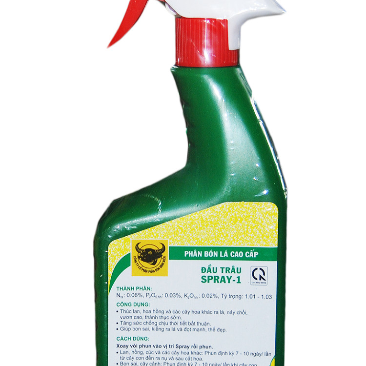 Phân bón pha sẵn cho hoa lan, bonsai, sen đá Đầu Trâu Spray 1 (500ml)