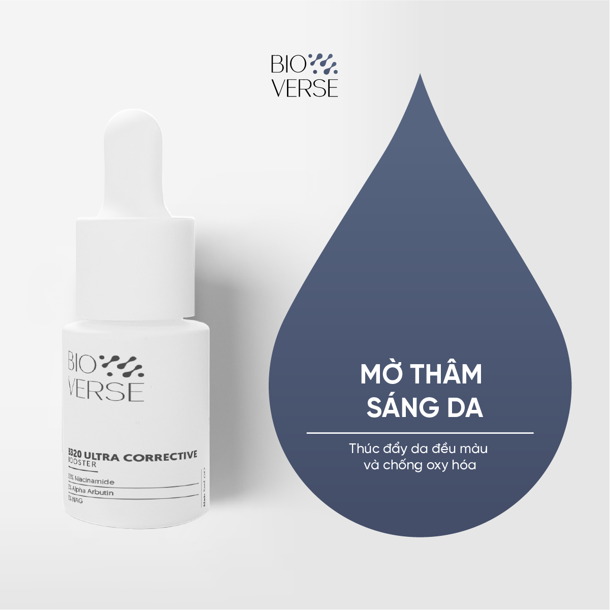 Sample Tinh chất Bioverse mờ thâm sáng da B320 Ultra Corrective Booster 5ml