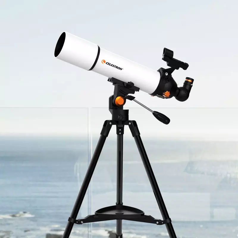 Kính thiên văn Celestron SCTW 80 Libra dòng khúc xạ, tặng kèm kẹp điện thoại, túi đựng ống kính, chân thép chắc chắn, hàng chính hãng