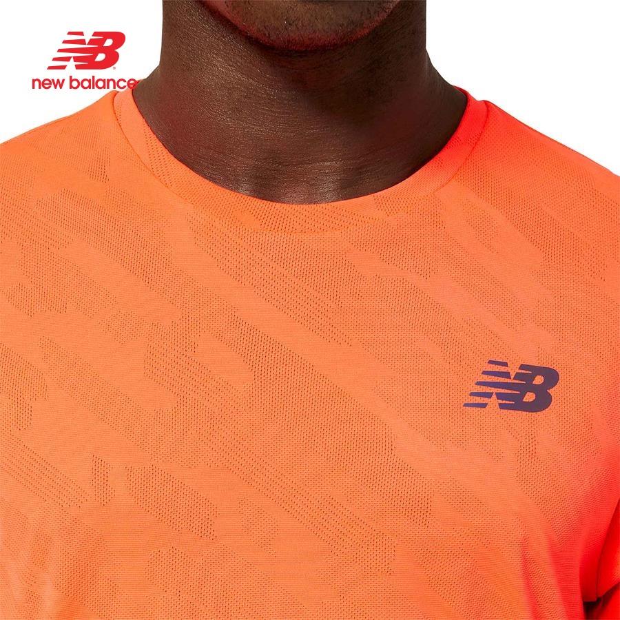 Áo thun thể thao nam New Balance APP RUNNING T-SHIRT M ELECTRRD - MT23281ERE (form quốc tế)