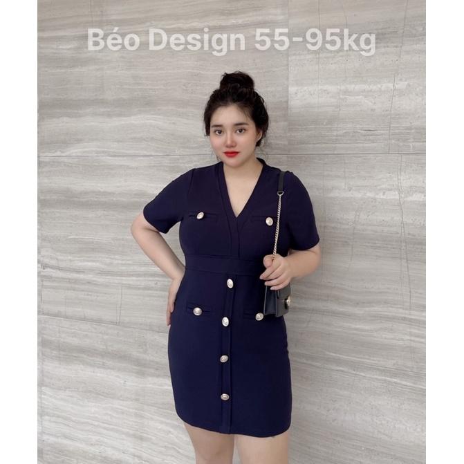 Đầm body chéo ngực Bigsize