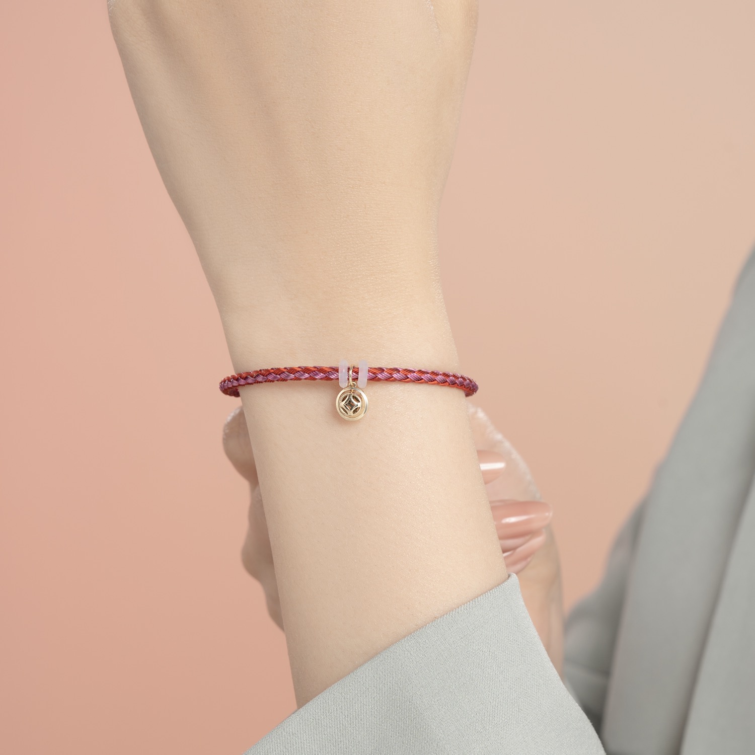 Charm Chiêu Tài Vàng 14k LLF213 Huy Thanh Jewelry
