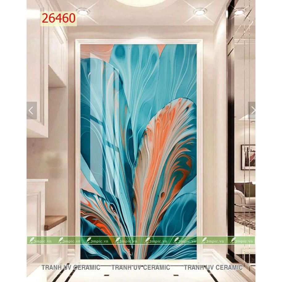 Tranh treo tường Hiện đại 1 tấm dọc 3D/gỗ MDF Hàn Quốc chống ẩm mốc, mối mọt