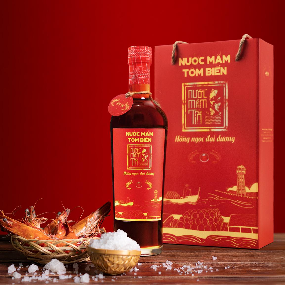 Đặc Sản Phan Thiết - Nước Mắm Tĩn Tôm Biển Độ Đạm 45N Tự Nhiên Chai 500Ml Hồng Ngọc Đại Dương Nước Mắm Nguyên Chất Truyền Thống Sạch Cốt Nhĩ Đặc Biệt Từ Tôm Biển Tươi Không Chất Bảo Quản.