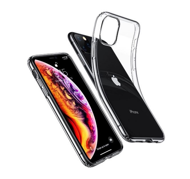 Ốp lưng silicon trong suốt cho iPhone 11 Pro siêu mỏng 0.55mm
