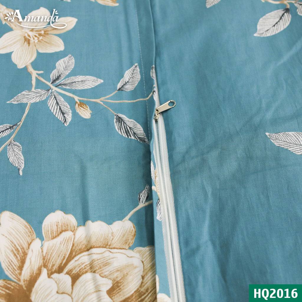 Vỏ gối ôm 35*105cm, HQ2016 chất liệu cotton lụa satin Hàn Quốc may khóa kéo dễ dàng vệ sinh