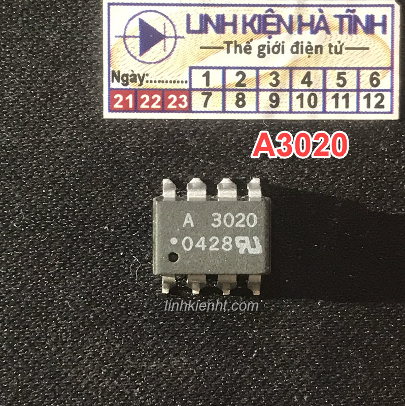 IC A3020 A3020V HCPL-3020 A3020 Opto dán SOP-8