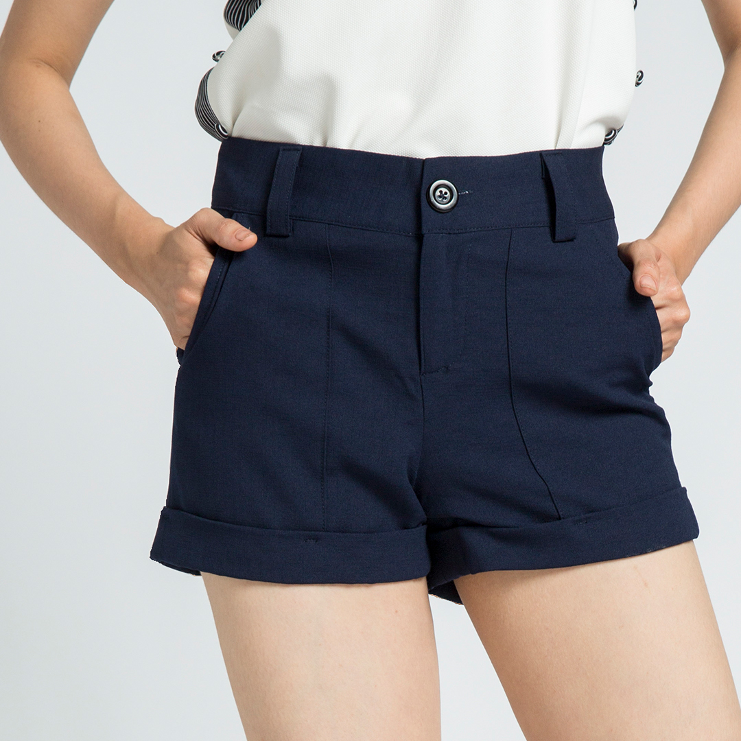 Hình ảnh Quần Shorts Nữ Quần Ngắn Nữ Thời trang thiết kế Hity PAN027 (Xanh Thủy Thủ Sailor)
