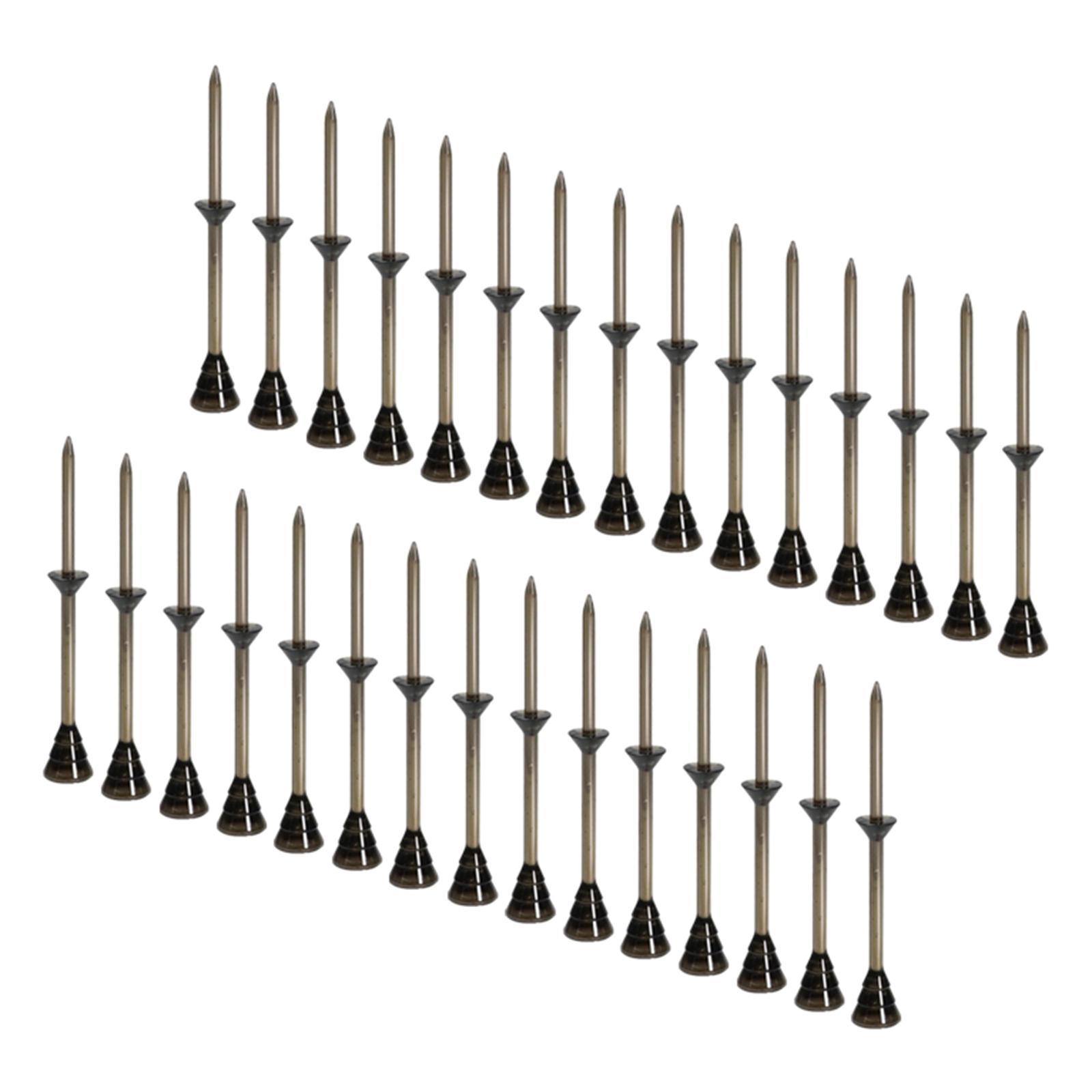 30x Golf Tees Big Cup Training Practice Beginner 83mm Golfing Accessory Ball Nail Holder