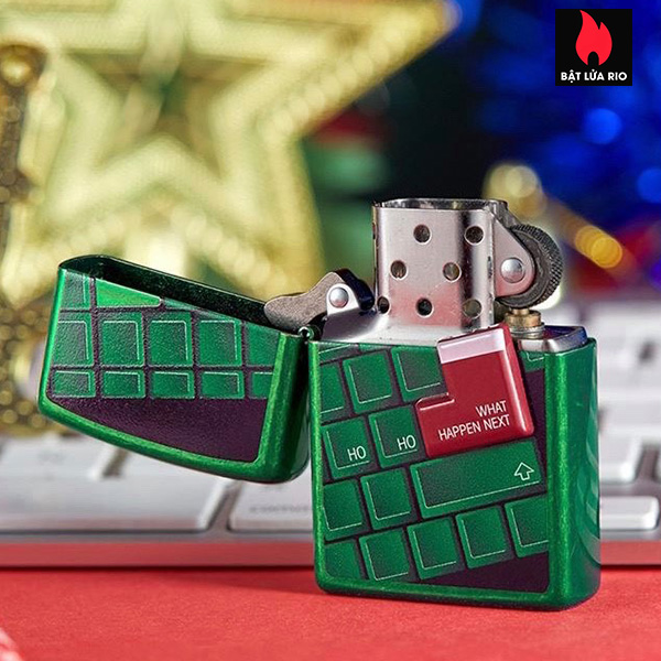 Bật Lửa Zippo Asia Zcbec-118 – Ho Ho What Happen Next (Keyboard)