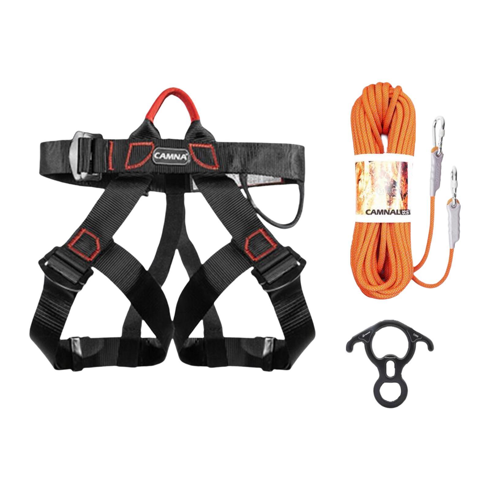 Climbing Harness  Belt Tree Climbing Rappelling Equip Blue
