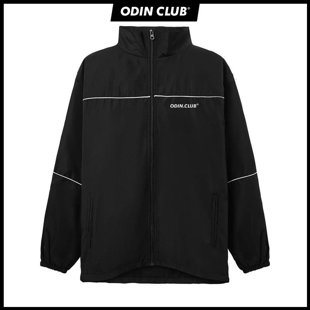 Áo Khoác Dù Cổ Đứng ODIN.CLUP Chạy Viền Sọc Tay Cực Phong Cách, Áo jacket form rộng