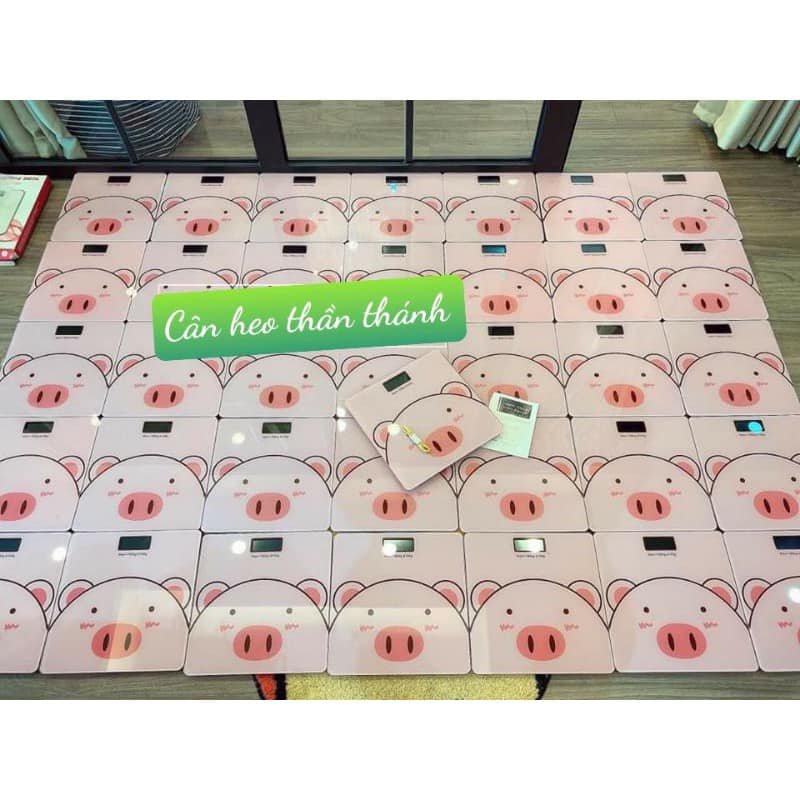 Cân điện tử ️️ Cân sức khỏe điện tử hình heo hồng - Cân điện tử giá rẻ