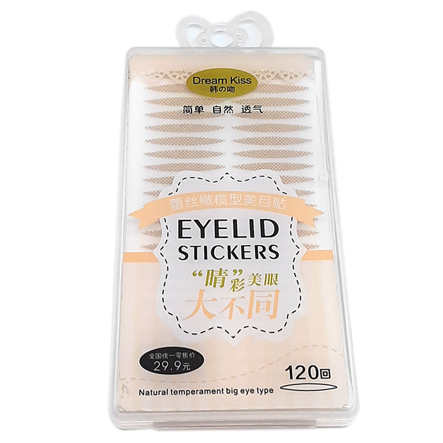 Hộp miếng dán kích mí lưới Dream Kiss Eyelid Stickers - (120 miếng loại nhỏ)