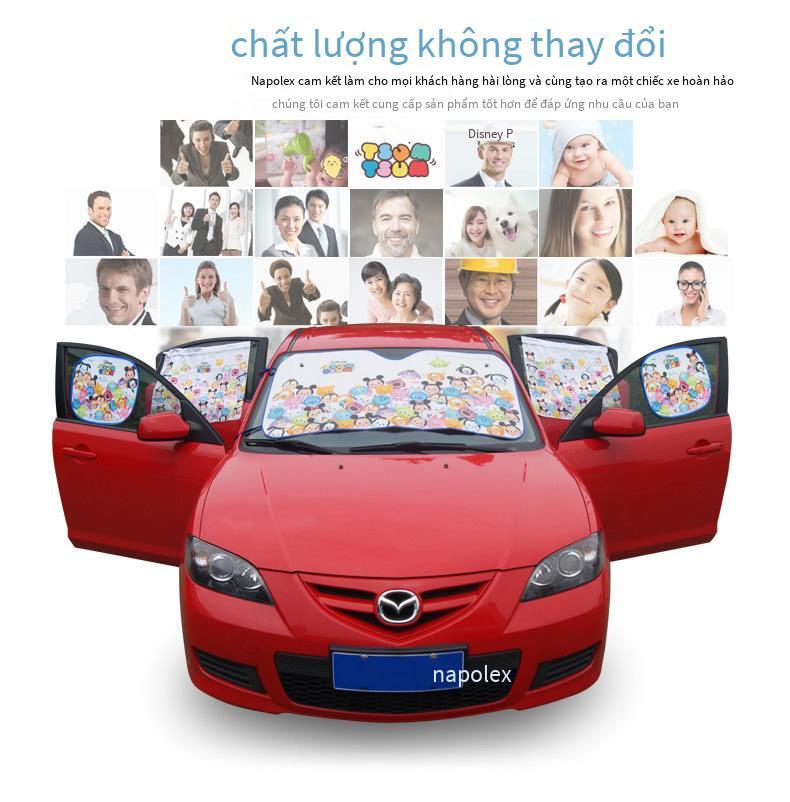 Khuyến mại ô tô NAPOLEX huy động tấm che nắng cửa sổ phụ rèm cách nhiệt chống nắng mùa hè tấm lưới vòng cung nhỏ che nắng