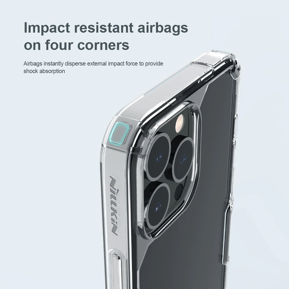 Ốp lưng dành cho iPhone 14 Pro Max Nillkin trong suôt- hàng chính hãng