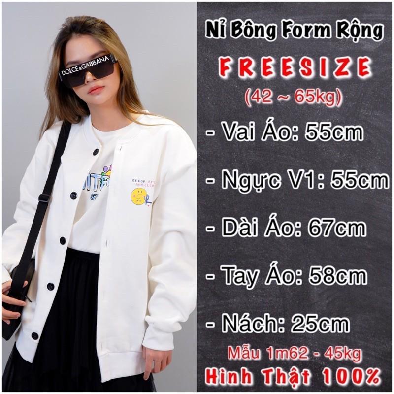 Áo Khoác Cardigan 401 Nỉ Bông In 2 Mặt Chất Siêu Đẹp