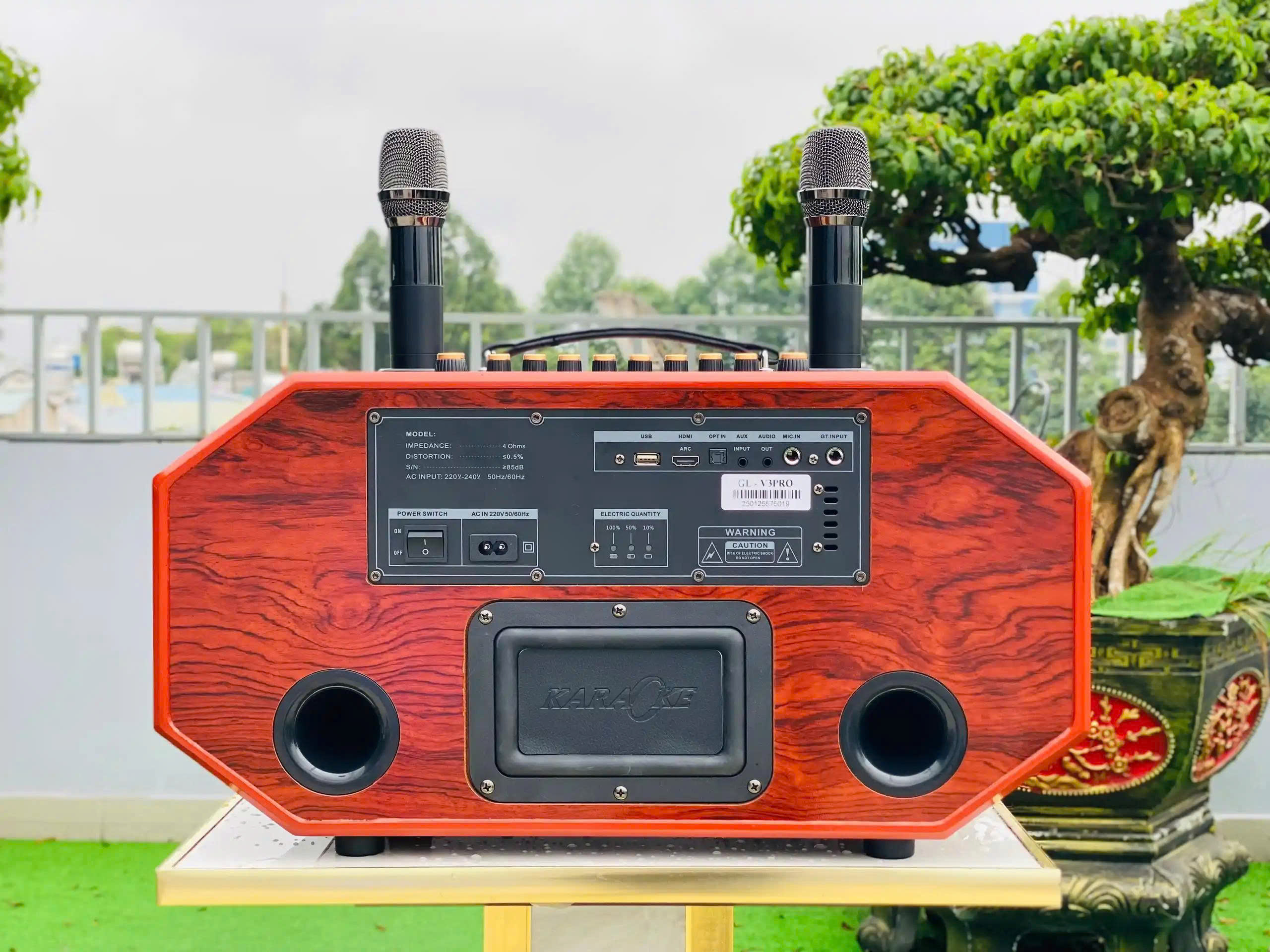 Loa Karaoke Xách Tay Cao Cấp MTMAX V3 Pro 16 Đường Tiếng, Hệ Thống Bass Đôi 20, 2 Treble, 12 Trung, Công Suất Mạnh Mẽ 350W-500W, Công Nghệ DSP Hiện Đại, Micro Không Dây Chống Hú hàng nhập khẩu