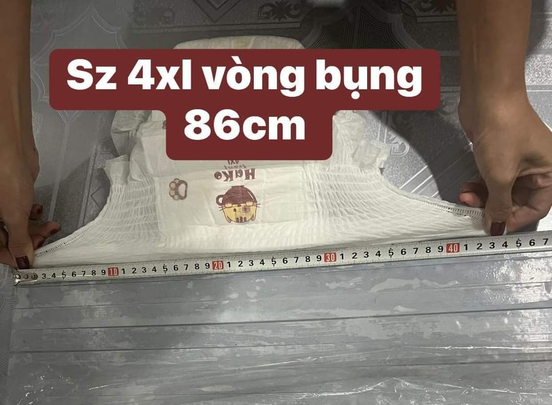 (Tặng balo) Combo 3 bịch tã/bỉm quần Hako đai chun đệm mây, form bo mông size M - 4XL (150 miếng)