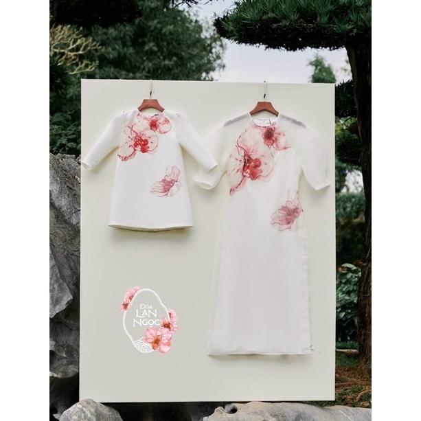 ÁO DÀI MẸ VÀ BÉ HOA NGỌC LAN XUÂN 2022