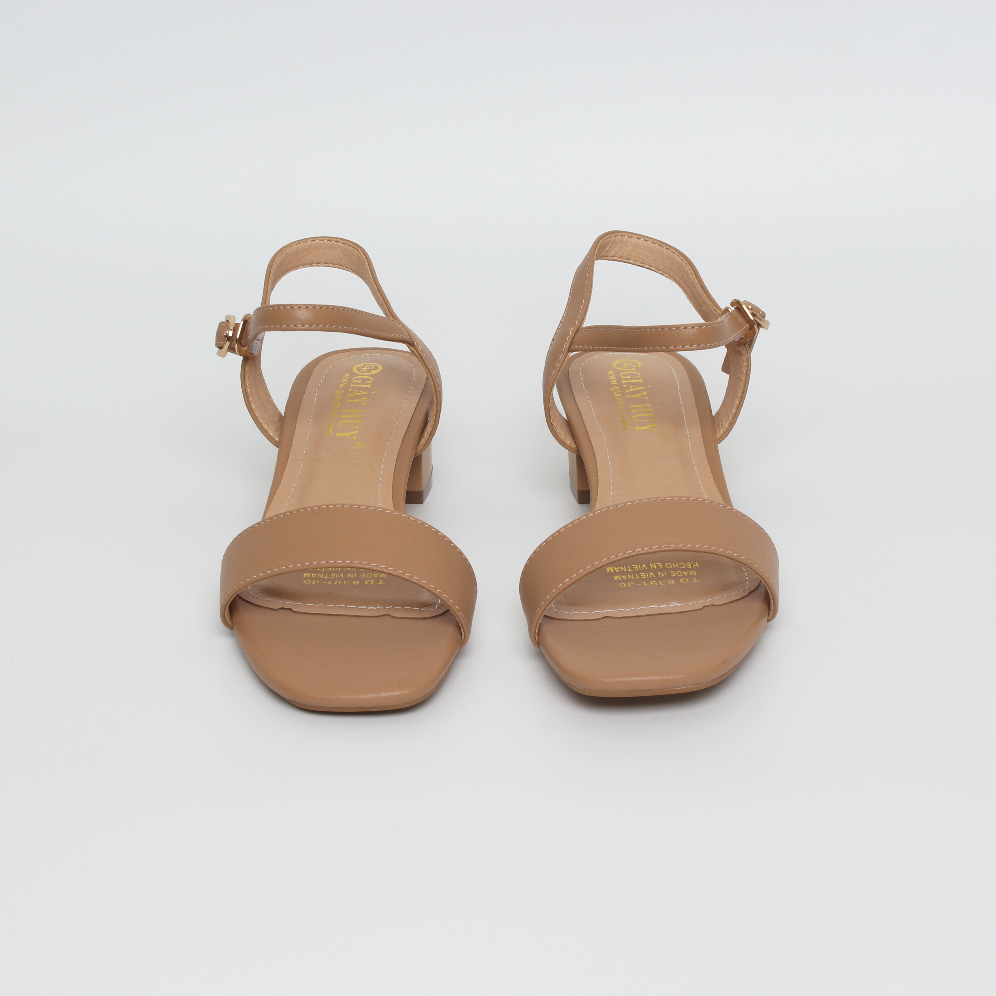 Sandal Nữ, Sandal Cao Gót 5cm Thương Hiệu Giày Huy_SDTD8391