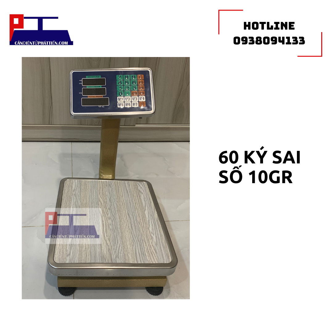 Cân bàn tính tiền 60 kgs