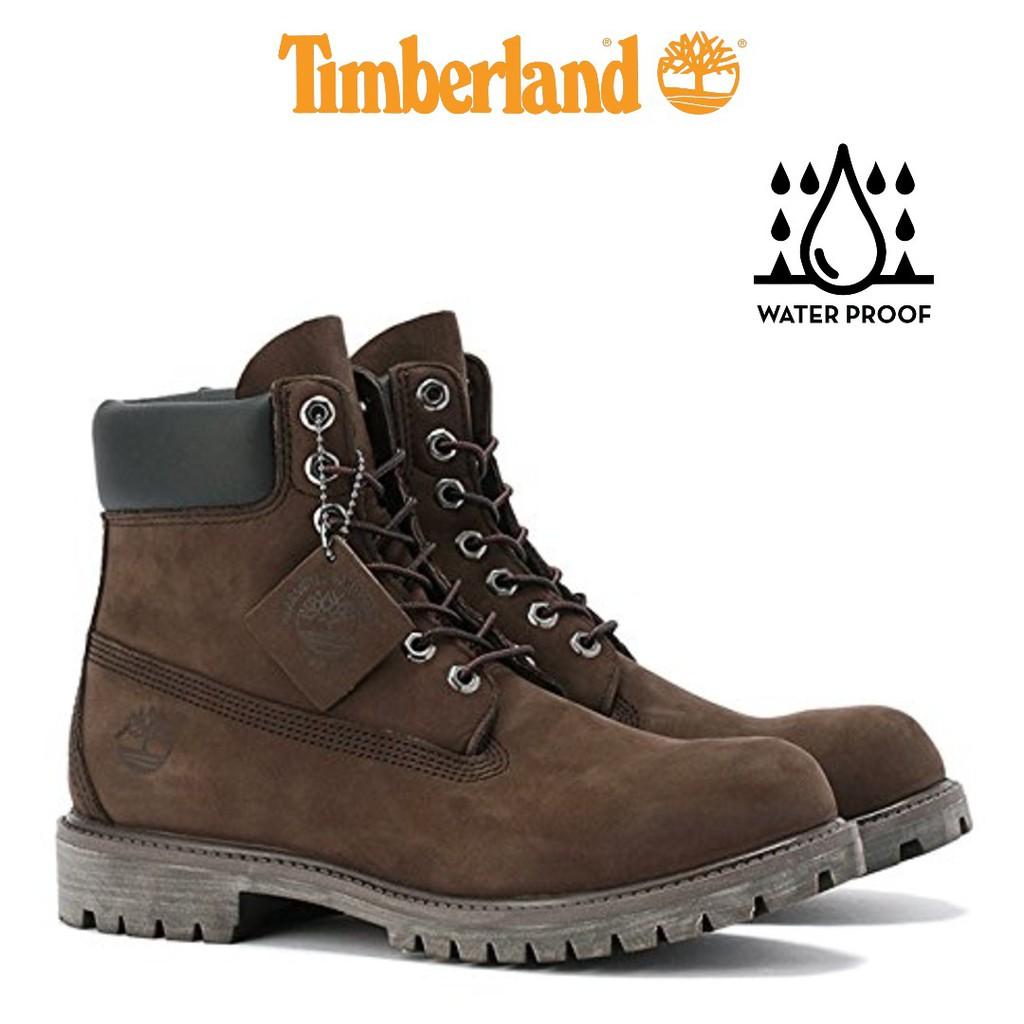 Giày Cổ Cao Nam Cổ Cao Timberland 6-inch Premium Nâu Đậm TB01000122