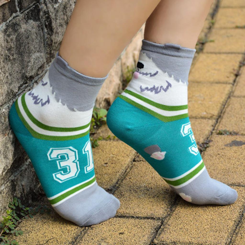 5 Pair Mens Womens Boys Cotton Mid Calf Ankle Crew Short Socks New Lot