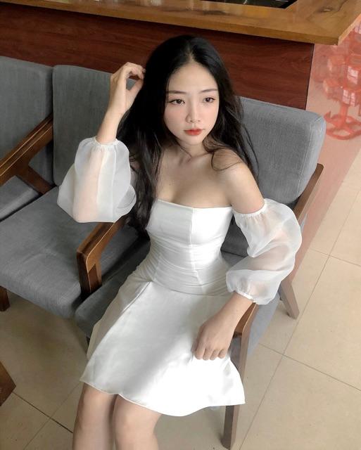 Đầm lưới tay