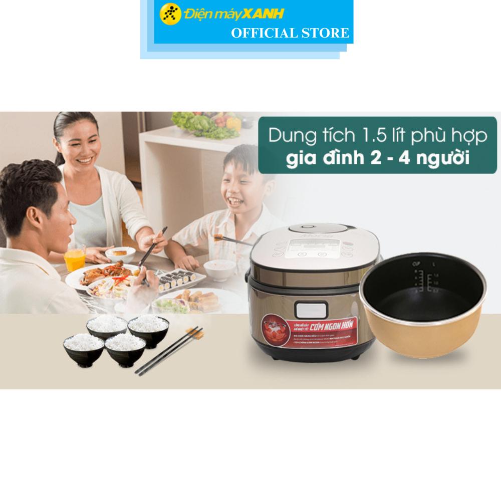 Nồi cơm điện tử Sunhouse mama 1.5 lít SHD8915 - Hàng Chính Hãng