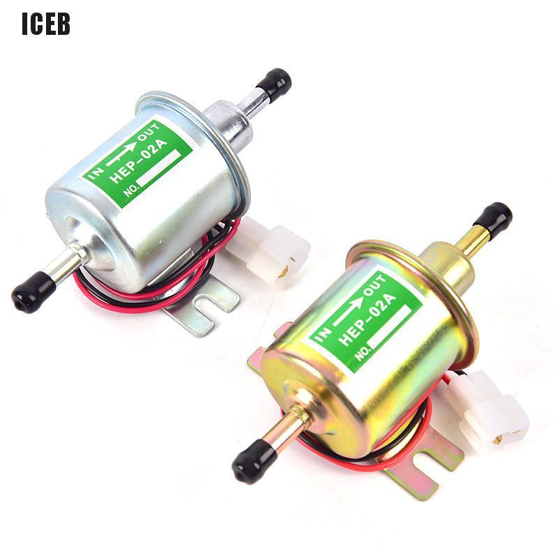 iceb New Gas Diesel Electronic Fuel Pump Inline Low Pressure electric fuel12V HEP-02A