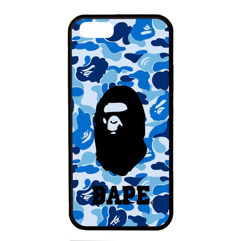 Hình ảnh Ốp lưng dành cho Iphone 5 B.A.P.E Xanh Chữ - Hàng Chính Hãng