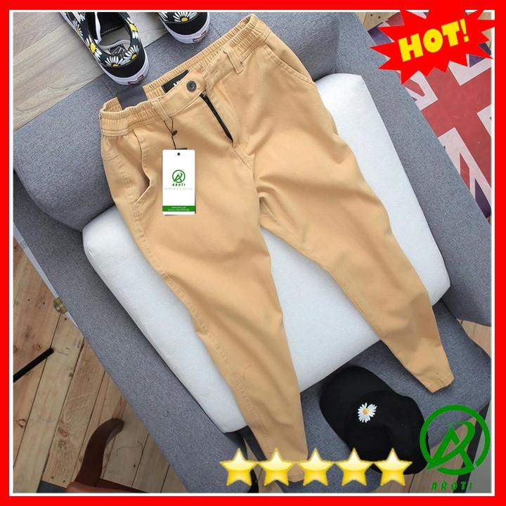 Quần Kaki Nam Đẹp Dáng Hàn Lưng Thun Tiện Dụng Form Slim Fit Cực Đẹp QK045