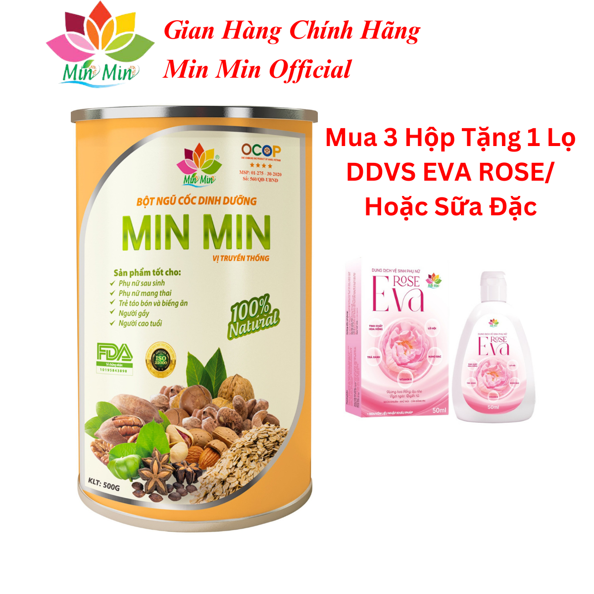 Ngũ Cốc Min Min 29 Vị Hạt- Ngũ Cốc Lợi Sữa- Ngũ Cốc Dinh Dưỡng Mẹ Bầu