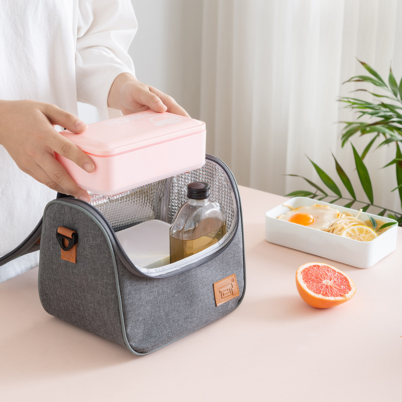 Túi Giữ Nhiệt Đựng Hộp Cơm Văn Phòng Có Quai Sách Chống Thấm YESURE S1G2 Cổ Điển Sang Trọng - Hàng Chính Hãng