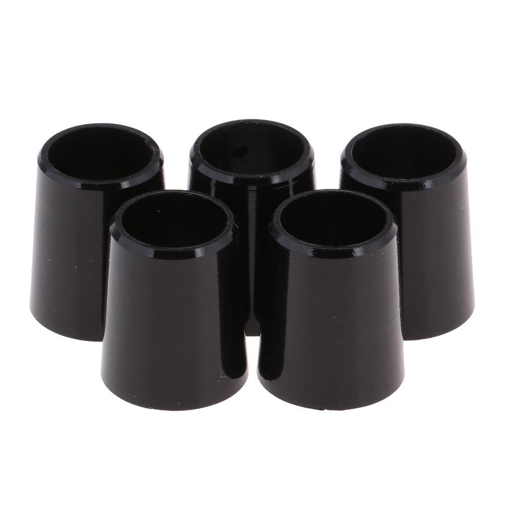 4-10pack 5pcs Black Golf Shaft Sleeve Ferrules .335 .370 Cap Adapter Ring 0.370