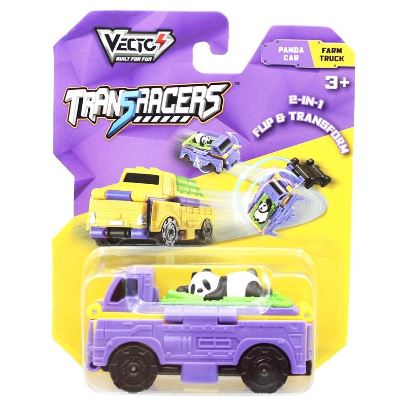 Đồ Chơi Xe Biến Hình Transracers Panda Car / Farm Truck - Vecto VN463875-37