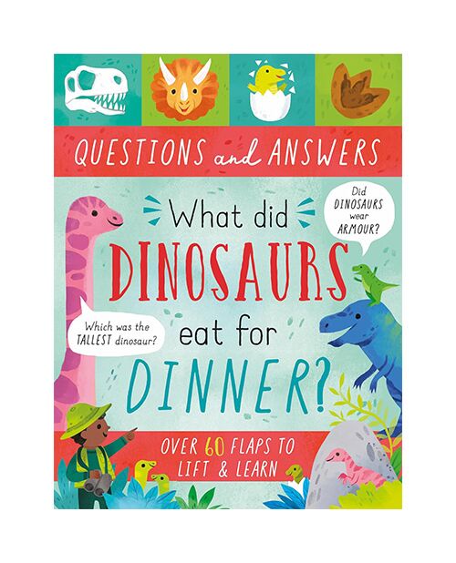 Large Question &amp; Answer Flap Book -Dinosaurs by Kathryn Selbert