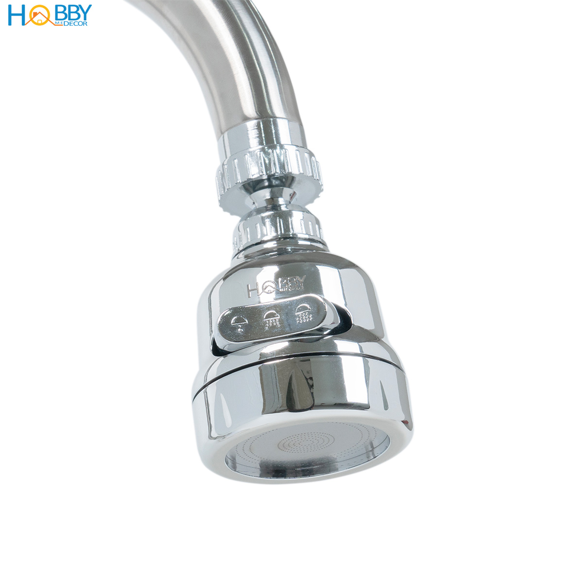 Đầu nối vòi rửa chén tăng áp 3 chế độ phun Hobby home decor VSTA5