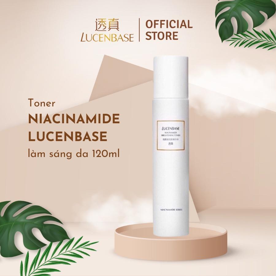 Toner nước hoa hồng Niacinamide LUCENBASE làm sáng da 120ml