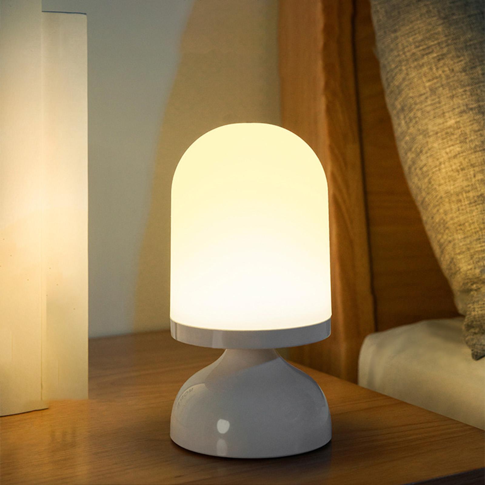 LED Night Light Voice Control Lamp USB Rechargeable Timer for Home