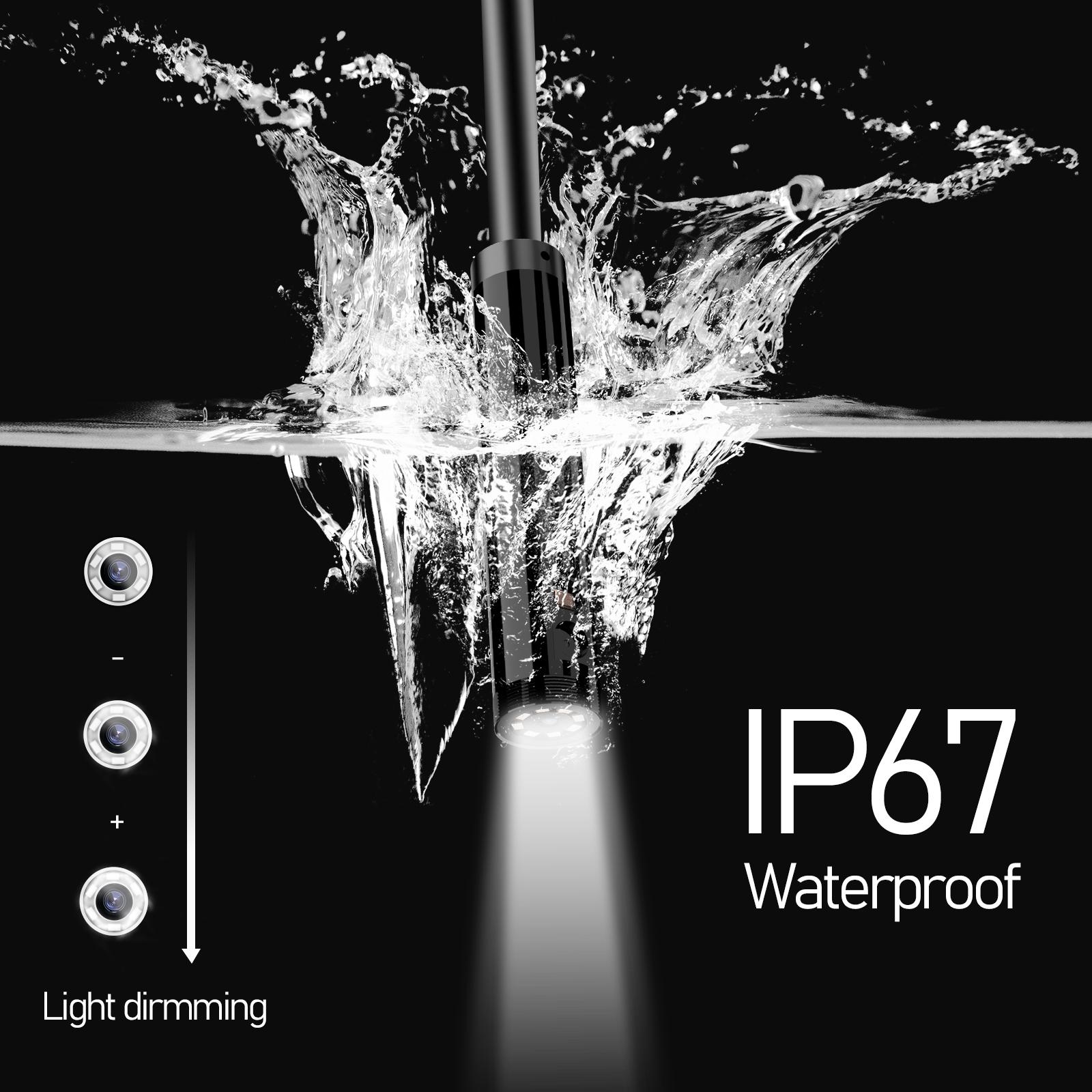 Industrial Endoscope Camera 1080P 4.3 " IPS Single Dual Lens Pipe Car Inspection Camera IP68 Waterproof 8 LEDs For Sewer Engine