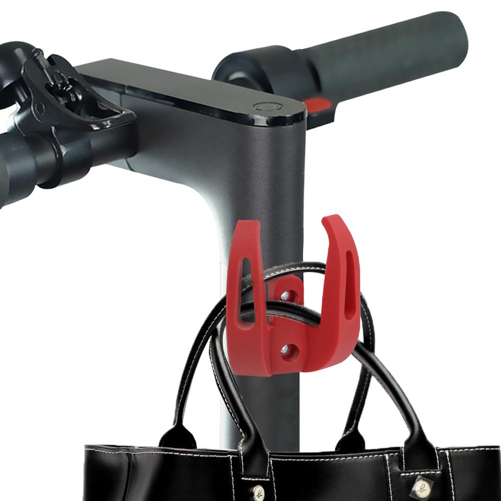 Móc treo phía trước xe tay ga điện cho Xiaomi Mijia M365/1S/Pro Scooter Phụ kiện Túi Mũ bảo hiểm kép kép kép Color: Red2