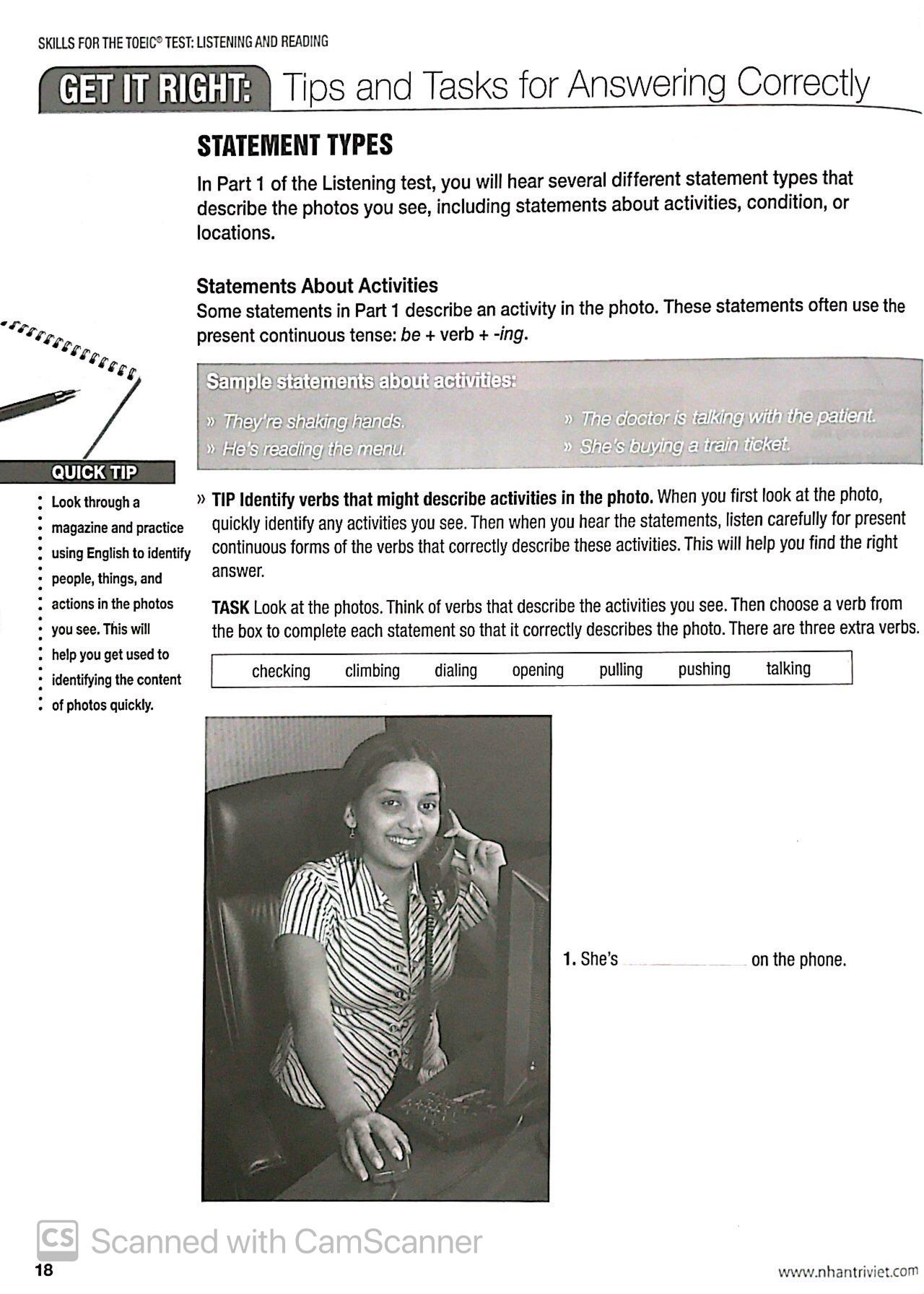 Sách Collins - Skills for the TOEIC Test - Listening And Reading