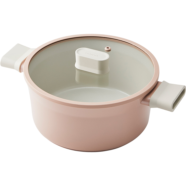 Nồi 2 Tay Cầm Suit Locknlock Csu1222Pik - Màu Pink - 22Cm