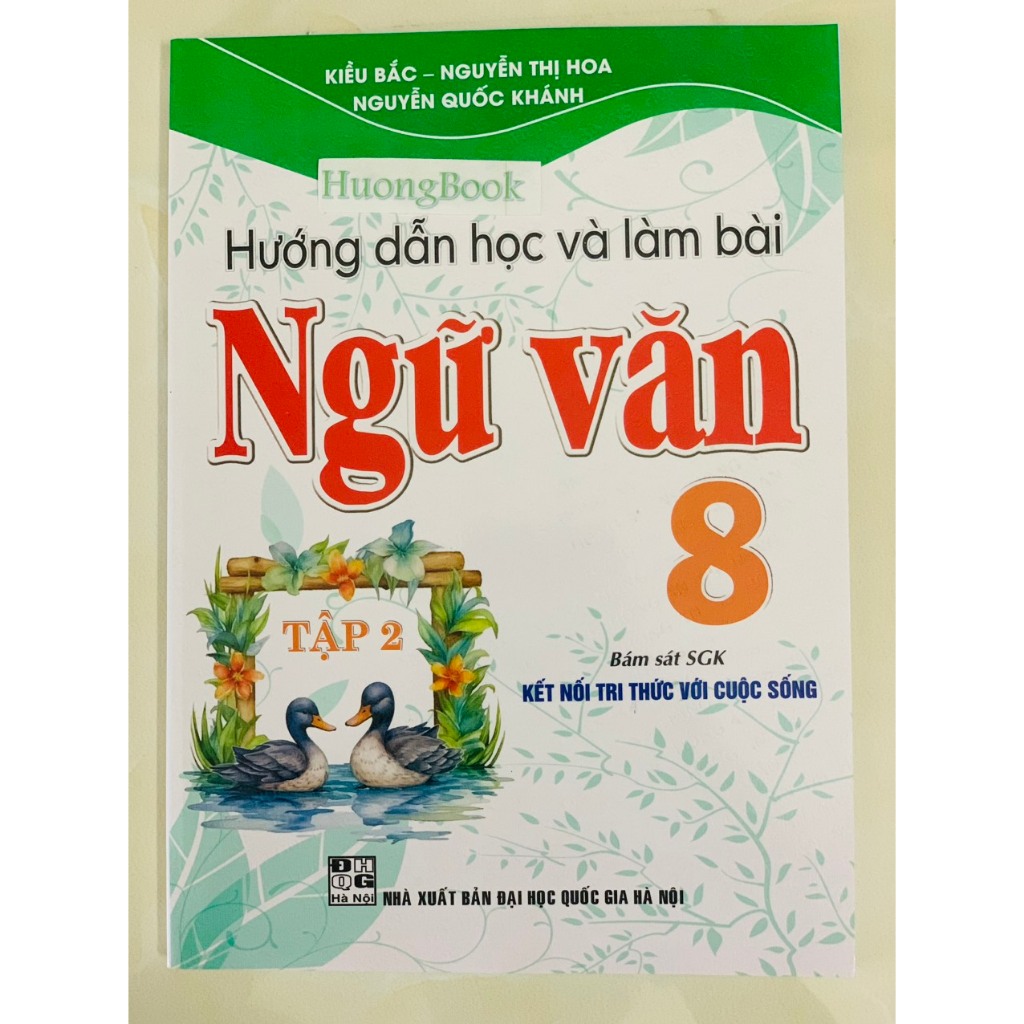 Sách - Combo Hướng Dẫn Học Và Làm Bài Làm Văn Ngữ Văn 8 Tập 1 + 2